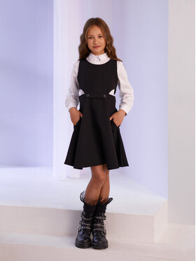 SLY SLY Sukienka 4S-203A Czarny Comfortable Fit