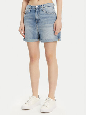 Calvin Klein Jeans Calvin Klein Jeans Pantaloni scurți de blugi J20J225152 Albastru Mom Fit