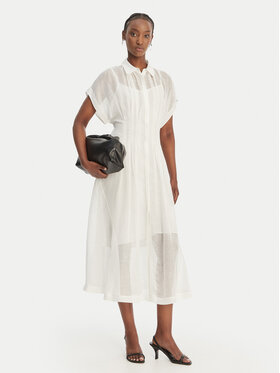 BOSS BOSS Marškinių tipo suknelė Davinata 50559733 Balta Regular Fit