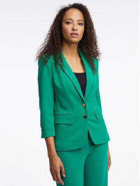 Orsay Orsay Marynarka 480331867000__34 Zielony Regular Fit