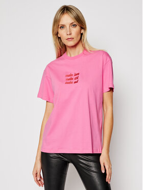 Local Heroes Local Heroes Тишърт Make Out SS21T0034 Розов Regular Fit