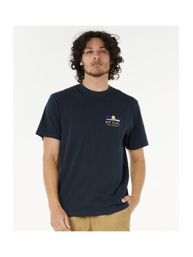 Rip Curl Rip Curl T-Shirt Aots - Cody Welsh Tee Granatowy Relaxed Fit