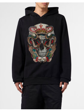 PHILIPP PLEIN PHILIPP PLEIN Bluza 29019 Czarny Regular Fit