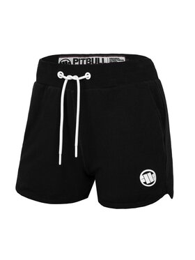 PITBULL PITBULL Szorty sportowe Szorty damskie French Terry Florida M Czarny Regular Fit