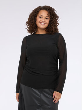 Fiorella Rubino Fiorella Rubino Bluzka G004L008780N033 Czarny Regular Fit