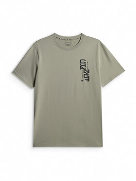 4F 4F T-Shirt BRAND CODE Khaki Regular Fit