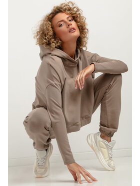 Tessita Tessita Bluza T380 Brązowy Loose Fit