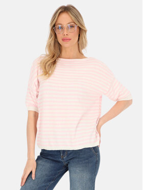 L’AF L’AF Sweter Sofi Różowy Oversize