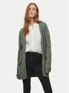 Vila Vila Kardigan Ril 14044041 Zielony Regular Fit