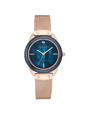 Anne Klein Anne Klein Zegarek AK-3258NVRG Różowe złoto