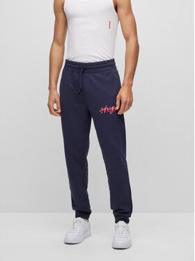 Hugo Hugo Sportinės kelnės Combined 50496981 Tamsiai mėlyna Regular Fit