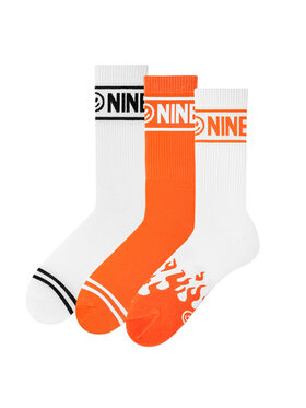 Zooksy Zooksy Zestaw 3 par wysokich skarpet unisex Nineties Kolorowy