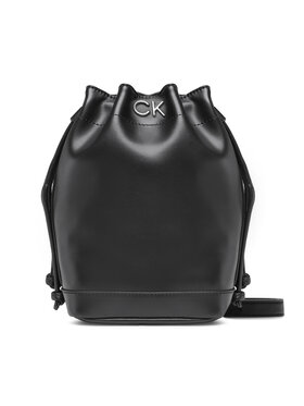 Calvin Klein Jeans Calvin Klein Jeans Kabelka Re-Lock Drawstring Bag Mini K60K610450 Čierna