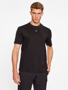 Hugo Hugo T-krekls Dingley 50496386 Melns Regular Fit