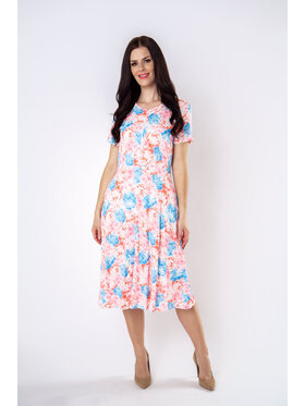 QUIOSQUE QUIOSQUE Sukienka codzienna SAVONA DRESS Różowy Regular Fit