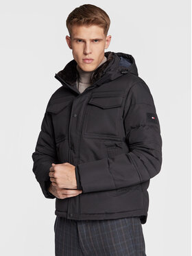 Tommy Hilfiger Tommy Hilfiger Winterjacke Utility MW0MW27702 Schwarz Regular Fit