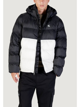 Calvin Klein Jeans Calvin Klein Jeans Μπουφάν πουπουλένιο LS NYLON COLOR BOCK Λευκό Casual Fit