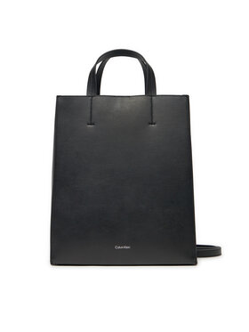 Calvin Klein Calvin Klein Kabelka Line Lthr Mini Tote 32 LV04F3002G Čierna
