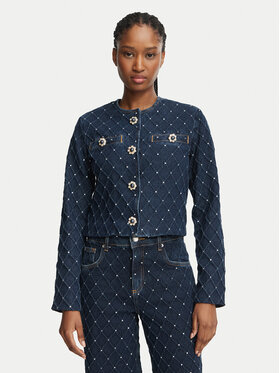 Liu Jo Liu Jo Jeansová bunda UF6169 D0374 Tmavomodrá Regular Fit