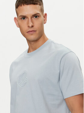 Karl Lagerfeld Jeans Karl Lagerfeld Jeans T-Shirt 241D1705 Niebieski Regular Fit