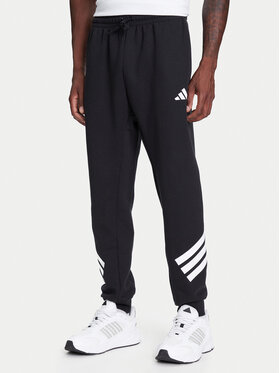 adidas adidas Spodnie dresowe Future Icons 3-Stripes JD4863 Czarny Regular Fit