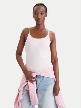 Tommy Jeans Tommy Jeans топ DW0DW22278 Розов Slim Fit