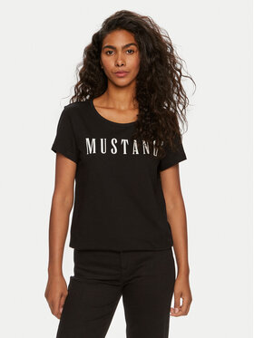 Mustang Mustang T-särk Alma 1013933 Must Regular Fit