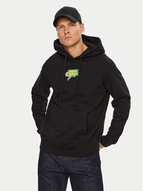 Off-White Off-White Суитшърт OMBB097F22FLE0061070 Черен Regular Fit