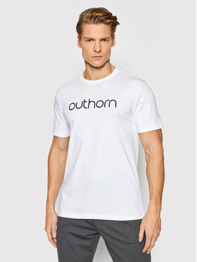 Outhorn Outhorn T-shirt TSM600A Bijela Regular Fit