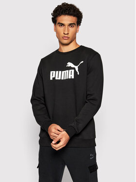Puma Puma Bluza Ess Big Logo 586678 Czarny Regular Fit