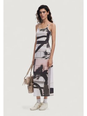 Desigual Desigual Rochie de vară 25SWVK56 Colorat Regular Fit