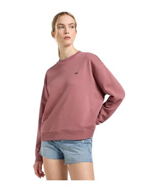 Lee Lee Bluza 112363837 Różowy Regular Fit