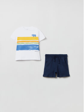 OVS OVS T-krekla un sporta šortu komplekts 1759100 Zils Regular Fit