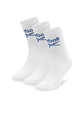 Reebok Reebok Набір з 3 пар низьких шкарпеток unisex R0255-SS24 (3-pack) Білий