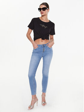 Liu Jo Traperice UA3006 D4538 Plava Skinny Fit