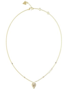 Guess Guess Naszyjnik JUBN03241JW-YGRH Złoty
