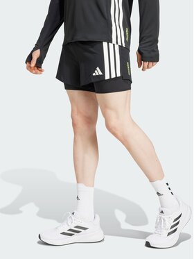 adidas adidas Szorty sportowe Adizero Running Czarny Slim Fit