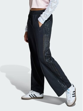 adidas adidas Spodnie materiałowe 161114 Czarny Loose Fit