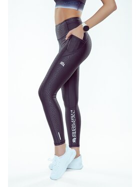 ROUGH RADICAL ROUGH RADICAL Legginsy SPEED X Szary Slim Fit