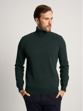 Willsoor Willsoor Sweter 59111 Zielony Regular Fit