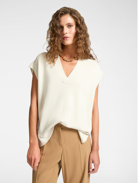 Elena Mirò Elena Mirò Sweter M445Z000583N002 Biały Regular Fit