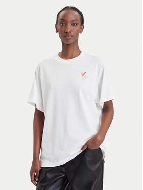HUGO HUGO T-shirt 50570362 Krem Regular Fit
