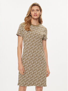 EA7 Emporio Armani EA7 Emporio Armani Rochie de vară 3DTA53 TJUAZ 1731 Maro Regular Fit