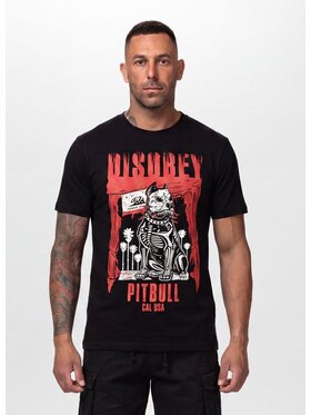 PITBULL PITBULL T-Shirt DISOBEY Czarny Regular Fit