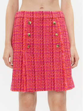 Luisa Spagnoli Luisa Spagnoli Mini sukně Friabile 540439 Růžová Regular Fit