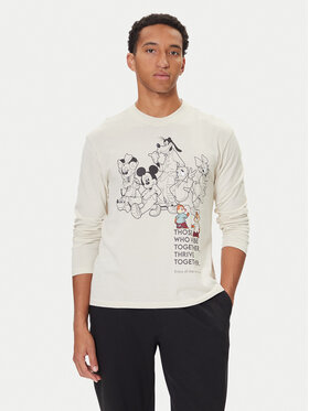 United Colors Of Benetton United Colors Of Benetton Pyžamový top 3VR54M025 Béžová Regular Fit