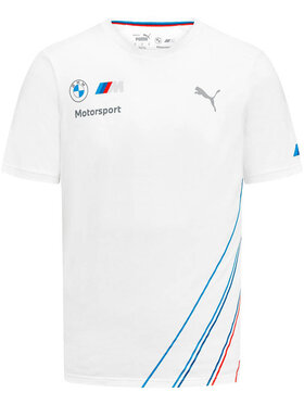 Puma Puma T-Shirt BMW M Motorsport Biały Regular Fit