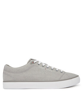 Tommy Hilfiger Tommy Hilfiger Tenisówki Th Hi Vulc Core Low Chambray FM0FM05818 Szary