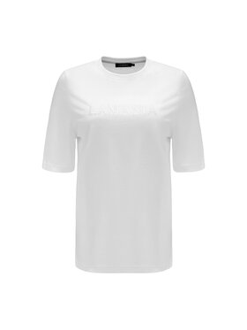 La Mania La Mania T-Shirt LUCY 2 Biały Basic Fit