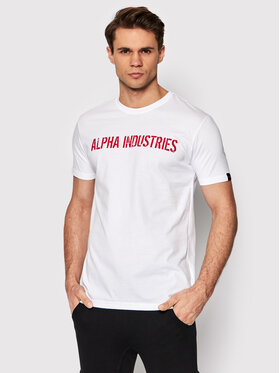 Alpha Industries Alpha Industries T-shirt Rbf Moto 116512 Bijela Regular Fit